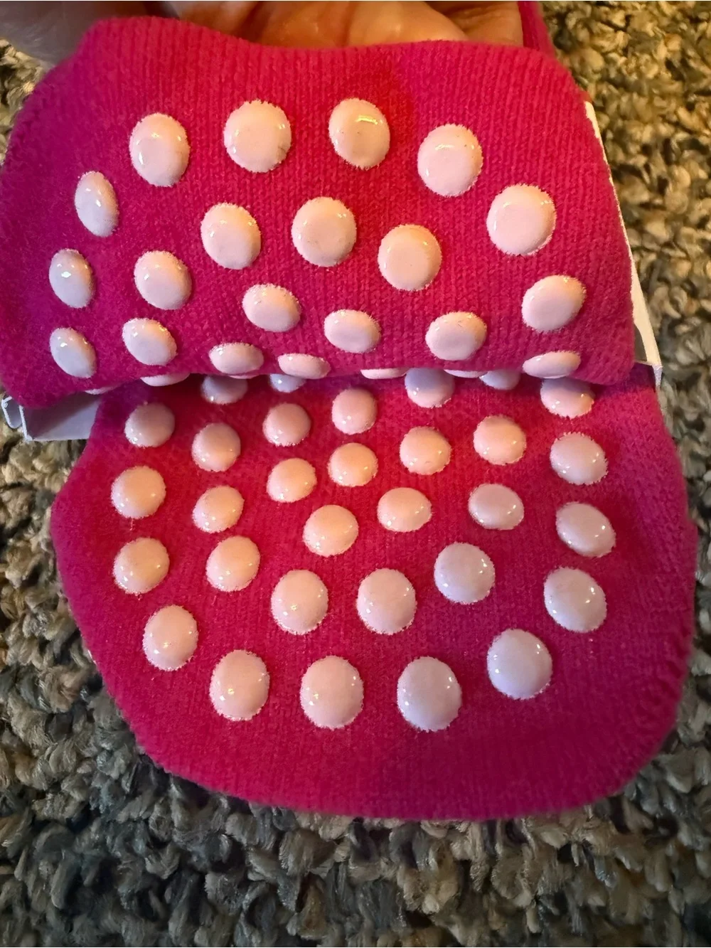 NWT LULULEMON Find Your Balance Grip Sock Strappy Pink Flare/Lilac Play